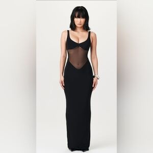 NWT Naked Wardrobe Black Hourglass Dress Size Small